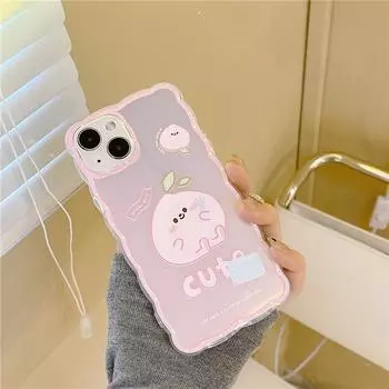 Креативный чехол Zhitai для iPhone 15 Pro Max: Чехол-пленка Big Wave & Glare для Apple 14/13/12 Pro iPhone 12 Pro Max