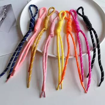 Креативный цветной плетеный шнурок для ключей с защитой от потери, нейлоновый веревочный брелок для автомобиля, рюкзака, подвески, аксессуары, подарок A12