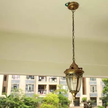 Креативный декоративный светильник для гостиной, индивидуальная спальня, скандинавский ретро-американский стиль, кованый потолочный светильник, люстра No light source чёрный