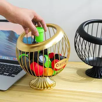 Креативный держатель для капсул эспрессо, контейнер для кофейных капсул, держатель для закусок и фруктов, кухонные аксессуары, домашний декор