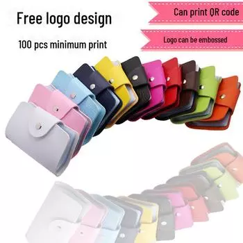 Креативный держатель для нескольких карт — идеально подходит для подарков, банковских карт и страховых карт Double-sided 12-card slots красный