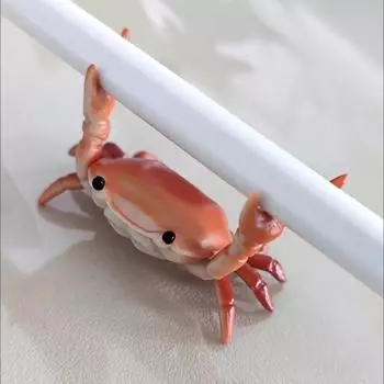 Креативный держатель для ручек «Краб» для тяжелой атлетики, сетчатый держатель для ручек «Знаменитость», держатель для ручек, в котором можно хранить подарочные украшения 1pc синий