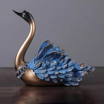 Креативный держатель для стойки, статуя лебедя из смолы, подставка, настольный дисплей, полка, орнамент Up Head