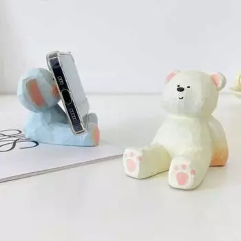 Креативный держатель для телефона в виде медведя, фигурка животного, кронштейн для мобильного телефона, подставка для мобильного телефона, небольшие подарки bear