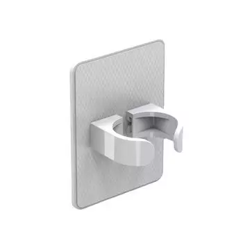 Креативный держатель для зубных щеток, настенная стойка для хранения без перфорации, стойка для хранения, принадлежности для ванной комнаты, пластиковая стойка для зубной пасты One Size белый