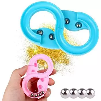 Креативный детский мини-трекбол для ладони, развивающая игрушка, тренировка координации рук и мозга, сенсорные развивающие игрушки для мальчиков синий