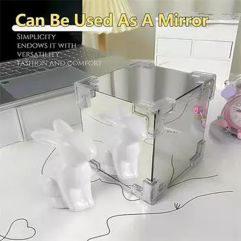 Креативный DIY Тюльпан Цветок Морской Куб Трехмерный Маленький Ночник Материал Упаковка для Подруги Пара Подарок Подруге НОВЫЙ синий