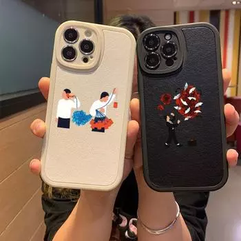 Креативный дизайн, чехол для телефона с рисунком для Apple Iphone 13 14 Pro 11 12 Mini Max X Xr Xs 8 7 Puls, силиконовый чехол из овечьей кожи iPhone 7