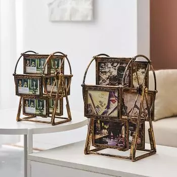 Креативный домашний декор Kpop Room Decor Детская художественная рамка Porta Retrato Ferris Wheel Фоторамка Рамка Украшение дома Подарок на день рождения