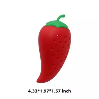 Креативный фильтр для специй чили, тушеный суп, силиконовый фильтр для чая, травяной заварочный фильтр, набор приправ, кухонные практичные гаджеты