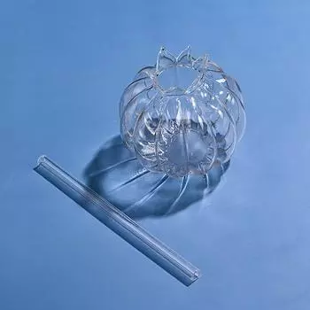 Креативный гранатовый стакан для коктейля Bubble Tea, прозрачные стаканы, бокал для вина, сока, льда, кофе, кавайная соломинка 1PCS