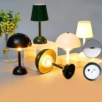 Креативный грибной ночник, симпатичная маленькая настольная лампа, настольные украшения, светодиодная лампа для чтения с рассеянным светом для детских игрушек, подарков