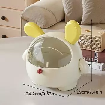Креативный и милый милый ящик для хранения с крышкой Большой вместимости пыле- и влагозащищенный ящик для хранения Барная стойка Многофункциональная корзина для хранения