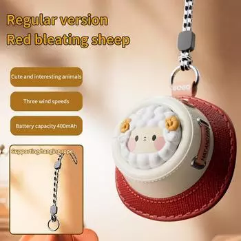 Креативный игровой автомат в виде мультяшной шляпы, безлистный вентилятор для подвешивания на шею, третья скорость, студенты и дети, портативный USB-мини-вентилятор для зарядки