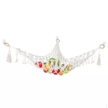 Креативный игрушечный гамак, подвесной держатель для хранения вещей в виде макраме, мягкая игрушка smal