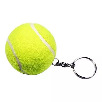 Креативный искусственный 3D теннисный мяч, кулон, брелок для ключей, спортивный прекрасный брелок