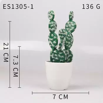 Креативный комнатный орнамент имитация ПУ кактуса в горшке имитация зеленого растения пластиковый бонсай Es1305