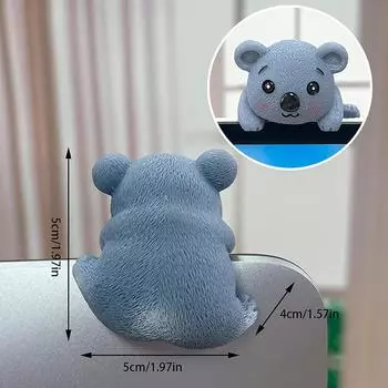 Креативный компьютерный монитор телевизора Маленькие украшения для животных Украшения для автомобильного навигационного устройства Украшения для экрана