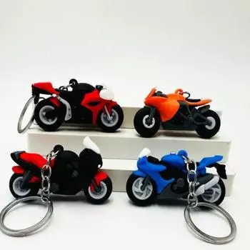 Креативный крутой брелок для мотоцикла, мини-детская школьная сумка, подвеска, ключи, аксессуары