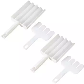 Креативный кухонный инструмент для приготовления фрикаделек своими руками, ложка с лопаткой для нарезки (4 фрикадельки *2)