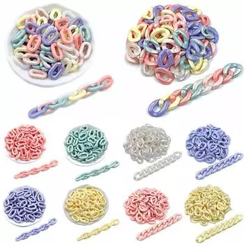 Креативный кулон, ожерелье, браслет, изготовление ювелирных изделий, DIY фурнитура, цепочка, бусины для 40 шт., макарон, оптовая продажа 10*15mm #1 синий