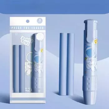 Креативный ластик пресс-типа, милый ластик в стиле ручки с изображением животных, резиновый ластик для карандашей, студенческий Снова в школу, каваи, канцелярские принадлежности