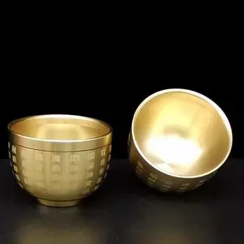 Креативный латунный цилиндр Baifu фэн-шуй Lucky Fortune Рог изобилия украшение для дома