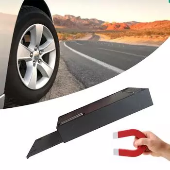 Креативный магнитный черный сейф для ключей, держатель для автомобильных ключей, скрытое хранилище для дома, офиса, автомобиля, грузовика, каравана, секретный ящик чёрный