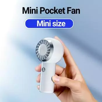 Креативный маленький 3-х скоростной вентилятор, широкое применение, мощный белый