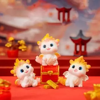 Креативный маленький летающий дракон кукольный орнамент милый мультфильм ручная работа китайский шик микро пейзаж дракон украшение