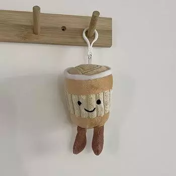 Креативный мешок для чашки чая с молоком подвесной орнамент брелок милая плюшевая игрушка кукла сюрприз подарок рюкзак подвеска амулеты