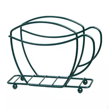 Креативный металлический держатель для бумажных салфеток на обеденный стол чёрный