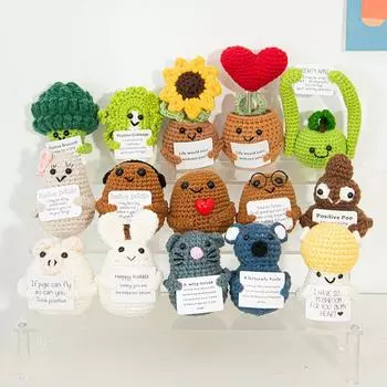 Креативный милый картофель крючком офисное украшение ручной работы искусственный фруктовый орнамент декор стола кавайные украшения аксессуары для стола