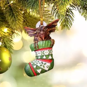 Креативный милый рождественский чулок для собаки в форме летающего дракона, фигурка, подвеска, подвесное украшение для рождественской елки, праздничный подарок A