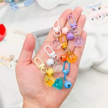 Креативный милый светящийся брелок в виде цыпленка с короной, кулон на рюкзак, кавайный чехол для наушников, украшения, аксессуары, подарки