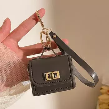 Креативный мини-кошелек для монет, брелок, кошелек для мелочи, универсальный кожаный чехол для ключей, сумка для хранения наушников, подвеска