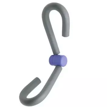 Креативный многофункциональный фитнес-зажим для ног с утолщенной пенопластовой пружиной для создания S-образной кривой фитнес-оборудования серый