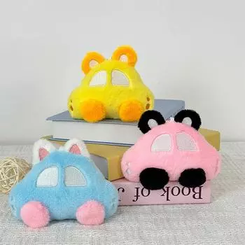 Креативный мультяшный автомобильный кулон, четырехдюймовый захватный механизм, плюшевая кукла, школьный портфель, подвесное украшение, ночной рынок, брелок Color random