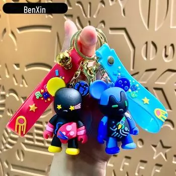 Креативный мультяшный брелок и подвеска на сумку в виде медведя Single OPP Bag Packaging