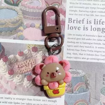 Креативный мультяшный брелок-подвеска Capybara для наушников, украшение, милый забавный рюкзак, украшение, аксессуары, подарки