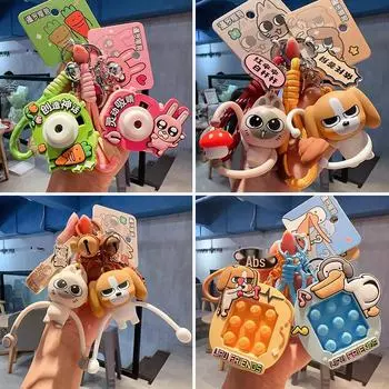 «Креативный мультяшный брелок в виде сиамской куклы Липпу — милый кулон для автомобиля и стильный аксессуар для сумки» OPP Bag Packaging