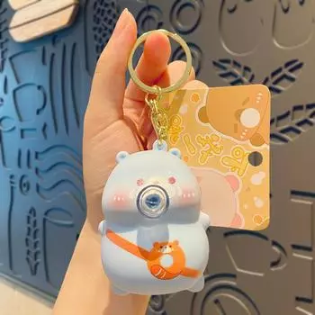 Креативный мультяшный прыгающий пузырек-брелок для снятия стресса - подвеска Squeeze Doll