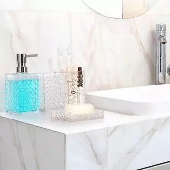 Креативный набор для хранения чашек для полоскания рта, водостойкий набор аксессуаров для ванной комнаты в общежитии, набор туалетных принадлежностей для ванной комнаты зелёный