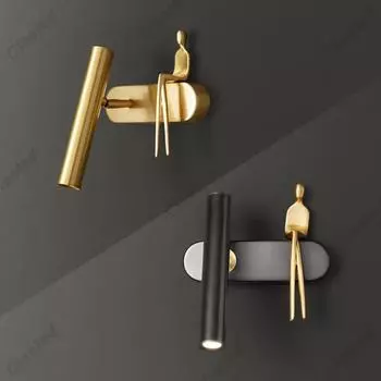 Креативный настенный светильник для спальни, индивидуальный постмодернистский фон для гостиной, роскошный настенный светильник для ванной комнаты, декоративный настенный светильник 3 Colors Light