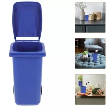 Креативный настольный держатель для ручек в форме контейнера с крышкой, интересный многофункциональный держатель для ручек, подходит для автомобилей, спален, офисов жёлтый