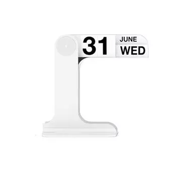 Креативный настольный календарь. Простой вечный календарь. Офисные канцелярские товары. Перелистывающий календарь. белый