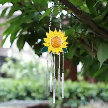 Креативный непромокаемый подвесной колокольчик из сплава с капающим орнаментом для украшения дома