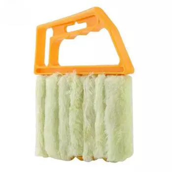 Креативный очиститель для венецианских жалюзи из микрофибры, щетка для чистки кондиционера, щетка для чистки оконных штор, ставни, мастер, инструмент для очистки