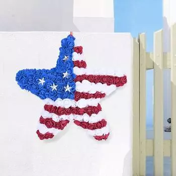 Креативный патриотический венок, привлекательный красочный коллекционный предмет Pentagram