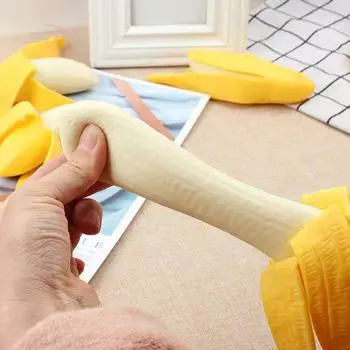 Креативный пилинг, музыка для разминания банана, фруктовый пилинг для снятия стресса, имитация банановой вентиляции, игрушка-шутка